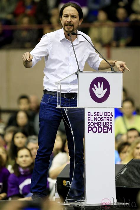 Pablo Iglesias en un mitin de Podemos   Pablo Iglesias, el ...
