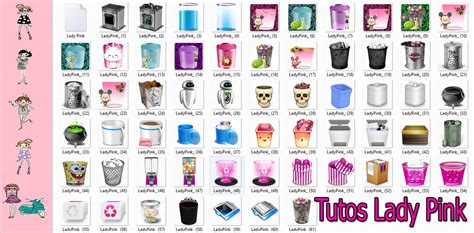 Pack de iconos de papeleras by TutosLadyPink on DeviantArt