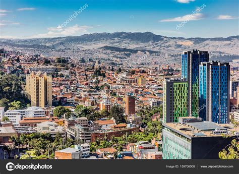 Paesaggio urbano Skyline Bogota Colombia — Foto Stock ...