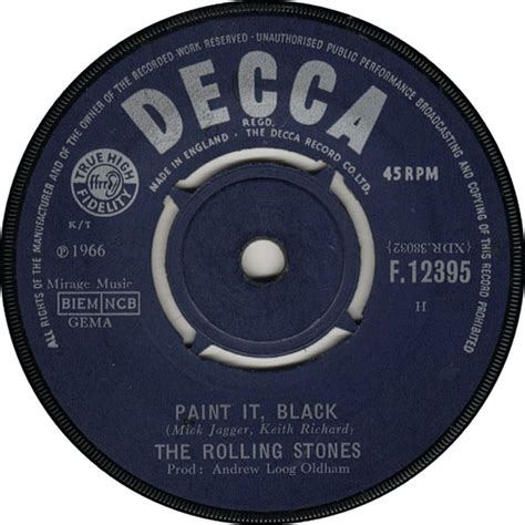 Paint It Black Rolling Stones Lyrics | Pass the Paisley