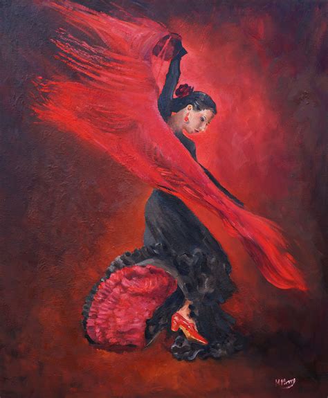 Paintings & Prints of Flamenco Dancers | By Margaret Merry