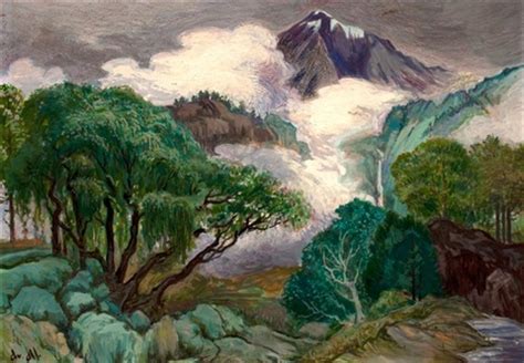 Paisaje con volcán by Dr. Atl  Gerardo Murillo  on artnet