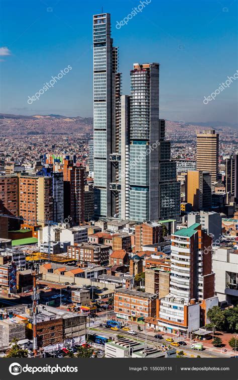 Paisaje urbano de la ciudad de Bogotá Colombia — Foto de ...