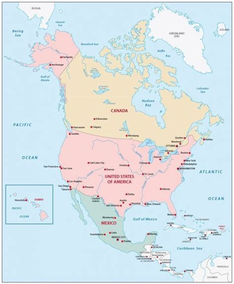 Países da América do Norte   Toda Matéria