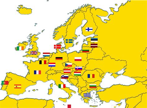 Paises de europa sin nombres mapa   Imagui