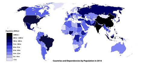 Países del mundo ordenados por población  2019  | Saber es ...