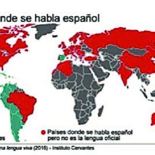 Países donde se habla español  2016 . Fuente:¿En qué ...