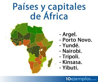 Países y capitales de África