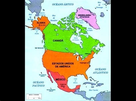 Países y Capitales de América del Norte 2016   YouTube