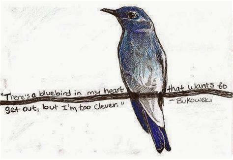Pájaro azul | Un poema de Charles Bukowski   Literaturbia
