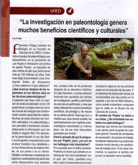 Paleontología en Cuenca  again  | Dinosaurios  El Cuaderno ...