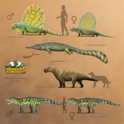 Paleozoic Animals Designs | Prehistoric Kingdom | wildlife ...