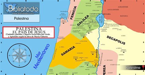 Palestina: tierra de forasteros Mapa y Ubicación Geográfica