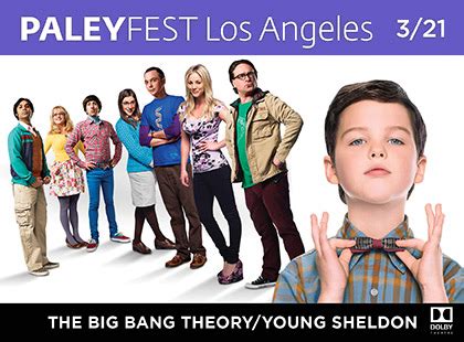 Paleyfest LA:  The Big Bang Theory  &  Young Sheldon    LA ...