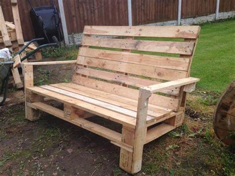 Pallet Two Seater Bench