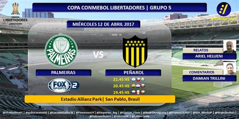 Palmeiras vs Peñarol en Vivo Copa Libertadores 2017 | A ...