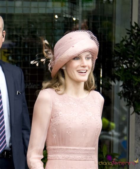 Pamela de la Princesa Letizia en la Boda Real de Inglaterra