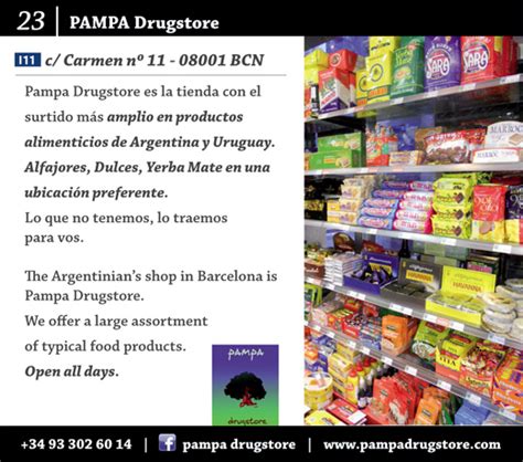 Pampa Drugstore: Productos argentinos – Tango en Barcelona