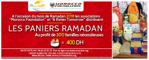 Paniers Ramadan 2018 | SOSAction.org