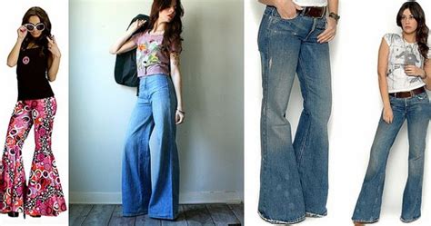 Pantalones de campana y ropa de los 70 que están de moda