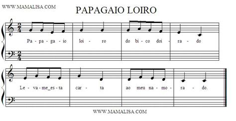 Papagaio Loiro   Canciones infantiles portuguesas ...