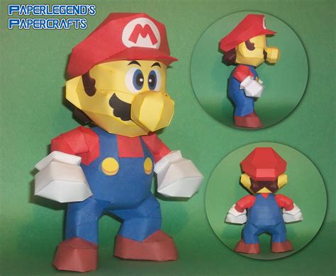 Paperlegend s Papercrafts: Super Mario 64: Mario