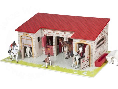 Papo 60102 My First Wooden Model Stable Building   Farm ...