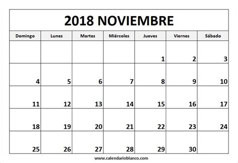 Para Imprimir Calendario Noviembre 2018 | Balas ...