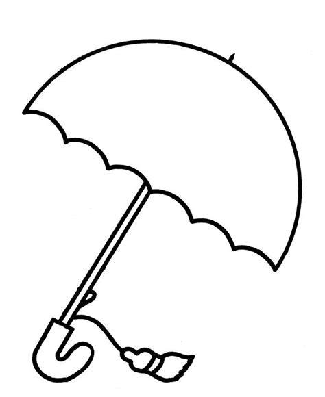 Paraguas para colorear   Dibujalia   Dibujos para colorear ...
