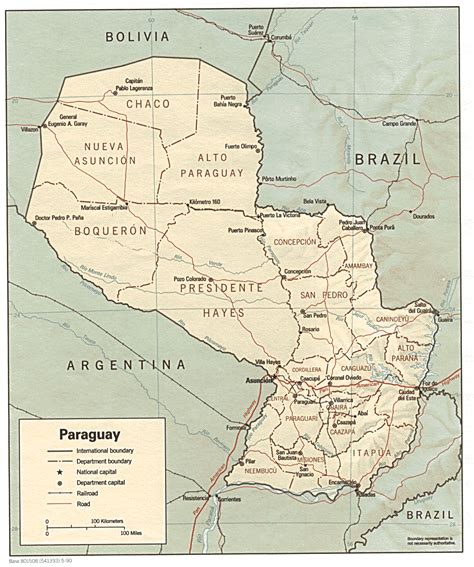 Paraguay Maps   Perry Castañeda Map Collection   UT ...