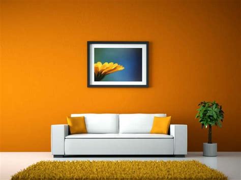Paredes: Naranja Mandarina Color Salon | Pinturas para ...