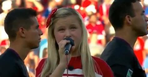 Parents defend singer of the ‘worst’ national anthem   NY ...