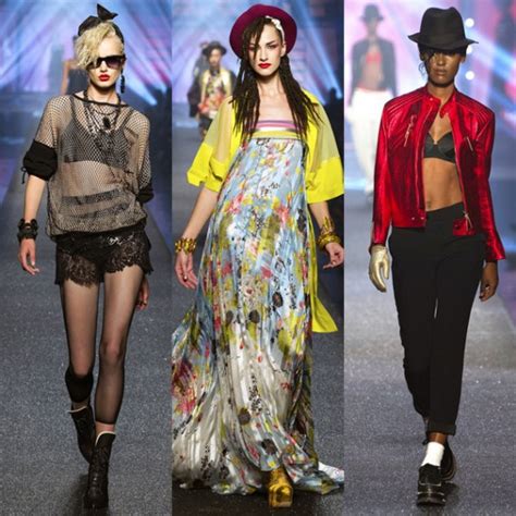 Paris Fashion Week : Gaultier celebra los looks de los 80 ...