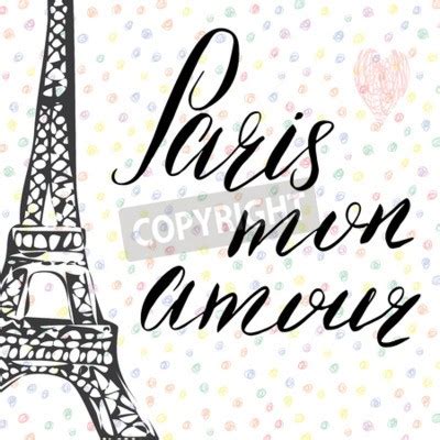 París mi signo de letras de amor, palabras en francés, con ...