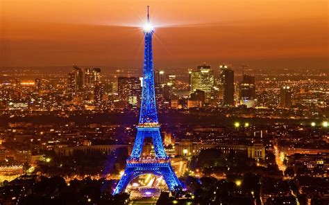 Paris   Torre Eiffel de Noche   Fondos de Pantalla