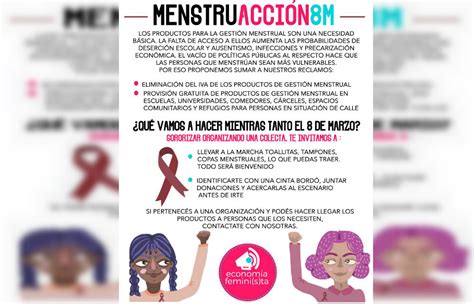 Paro de mujeres: piden quitar el impuesto a la menstruación