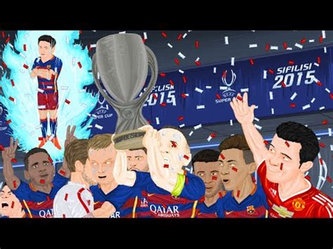 Parodia animada del Barcelona 5 4 Sevilla de la Supercopa ...