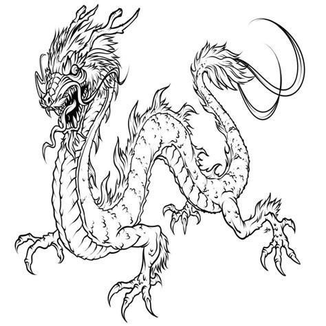 Parte Superior Dibujos De Dragones Chinos Para Colorear