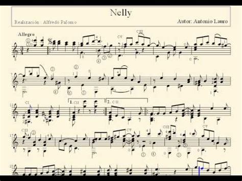 Partitura Nelly de Antonio Lauro para Guitarra Clásica ...