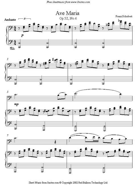Partitura y Midi para Trombón; Ave María de Franz Schubert