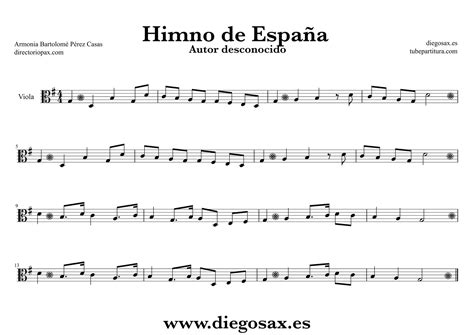 partituras.: himno de España