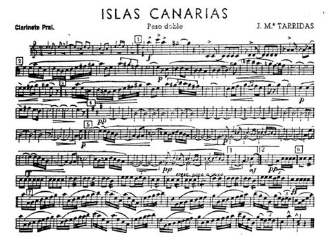 Partituras para Banda Sinfónica Gratis: Islas Canarias
