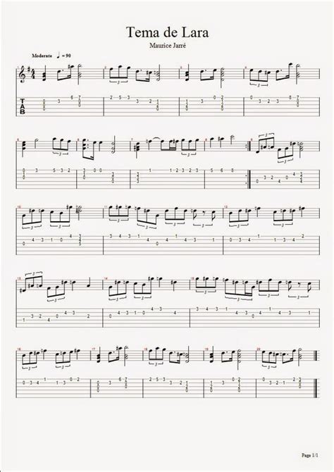 Partituras para Guitarra: Partituras fáciles GRATIS  8 ...
