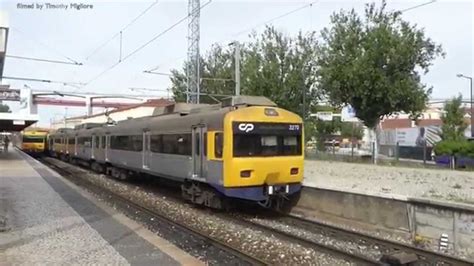 Passenger Trains in Lisbon, Portugal   YouTube