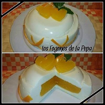Pastel de queso con gelatina de naranja   Elbullirdeagus