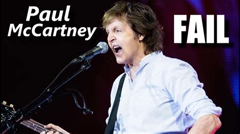 Paul McCartney FAIL | RockStar FAIL   YouTube