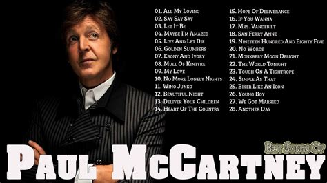 Paul McCartney Greatest Hits || Best Of Paul McCartney ...