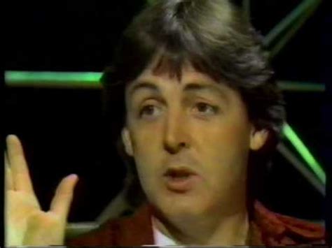 Paul McCartney   John Davidson Show 1980   YouTube