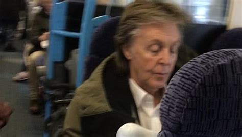 Paul McCartney spotted using public rails again | 94.7 WLS ...