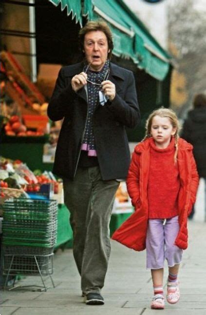 Paul McCartney with his youngest daughter Beatrice. | •the ...